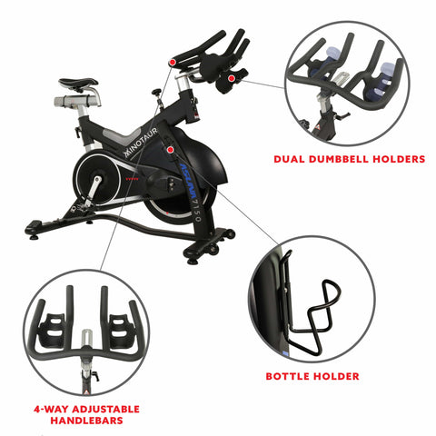 Image of ASUNA Minotaur Magnetic Commercial Indoor Cycling Bike - Treadmills and Fitness World