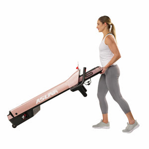 ASUNA 7750P SpaceFlex Motorized Treadmill Pink - Treadmills and Fitness World