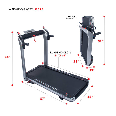 Image of ASUNA 7750 SpaceFlex Motorized Treadmill - Treadmills and Fitness World