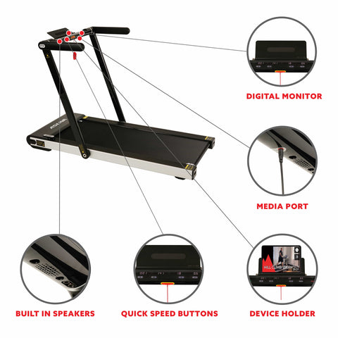 Image of ASUNA 8730 Slim Folding Motorized Treadmill - Treadmills and Fitness World