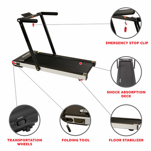 Image of ASUNA 8730 Slim Folding Motorized Treadmill - Treadmills and Fitness World