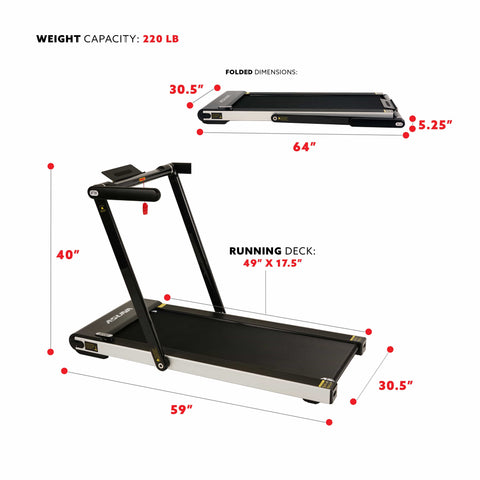 Image of ASUNA 8730 Slim Folding Motorized Treadmill - Treadmills and Fitness World