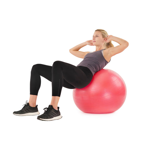 Image of Sunny Health & Fitness Anti-Burst Gym Ball w/ Pump – 55, 65 or 75cm - Treadmills and Fitness World