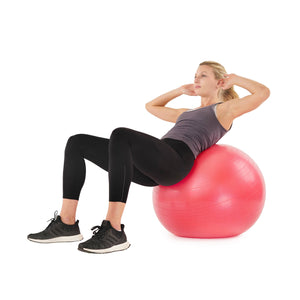 Sunny Health & Fitness Anti-Burst Gym Ball w/ Pump – 55, 65 or 75cm - Treadmills and Fitness World