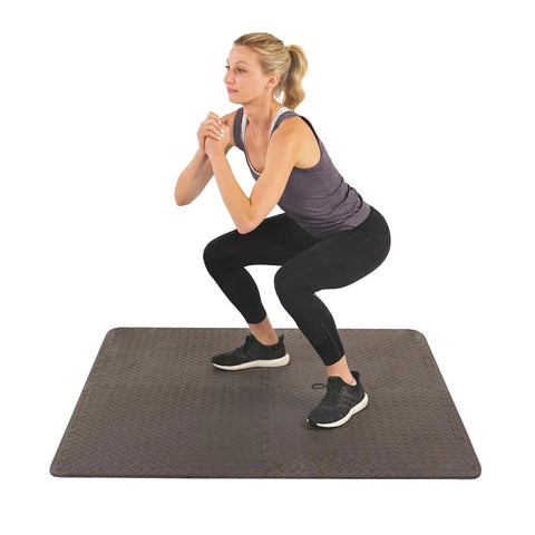 Image of Sunny Health & Fitness Puzzle Floor Mat (4PCS) - NO. 065 - Treadmills and Fitness World