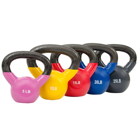 Image of Sunny Health & Fitness Vinyl Coated Kettle Bell - NO. 066 - Treadmills and Fitness World