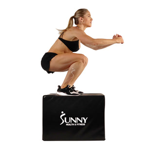 Sunny Health & Fitness No. 072 3-in-1 Foam Plyo Box - Treadmills and Fitness World