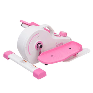 Sunny Health & Fitness Pink Under Desk Elliptical Machine - P2030 - Treadmills and Fitness World