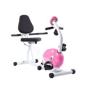 Sunny Health & Fitness Pink Magnetic Recumbent Bike - P8400 - Treadmills and Fitness World