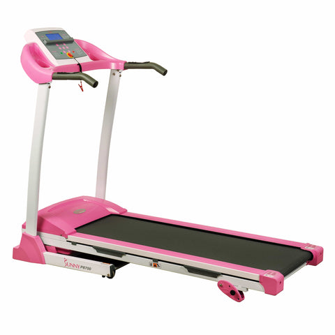 Image of Sunny Health & Fitness P8700 Pink Treadmill - Treadmills and Fitness World