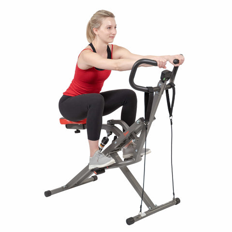 Image of Sunny Health & Fitness Row-N-Ride PRO™ Squat Assist Trainer - SF-A020052 - Treadmills and Fitness World