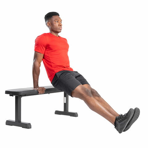 Image of Sunny Health & Fitness Flat Weight Bench for Workout, Exercise and Home Gyms with 800 lb Weight Capacity - SF-BH620037 - Treadmills and Fitness World