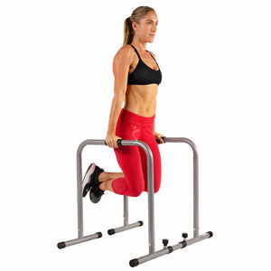 Sunny Health & Fitness SF-BH6507 Dip Station w/ Safety Connector - Treadmills and Fitness World