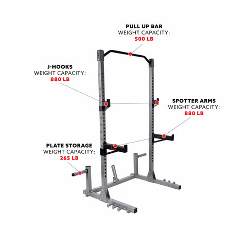Image of Sunny Health & Fitness Power Rack - Treadmills and Fitness World