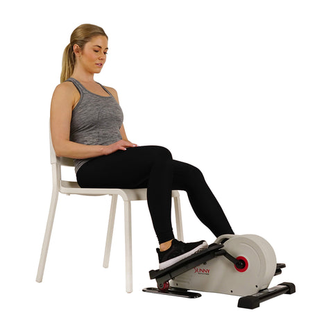 Image of Sunny Health & Fitness Magnetic Under Desk Elliptical - Treadmills and Fitness World