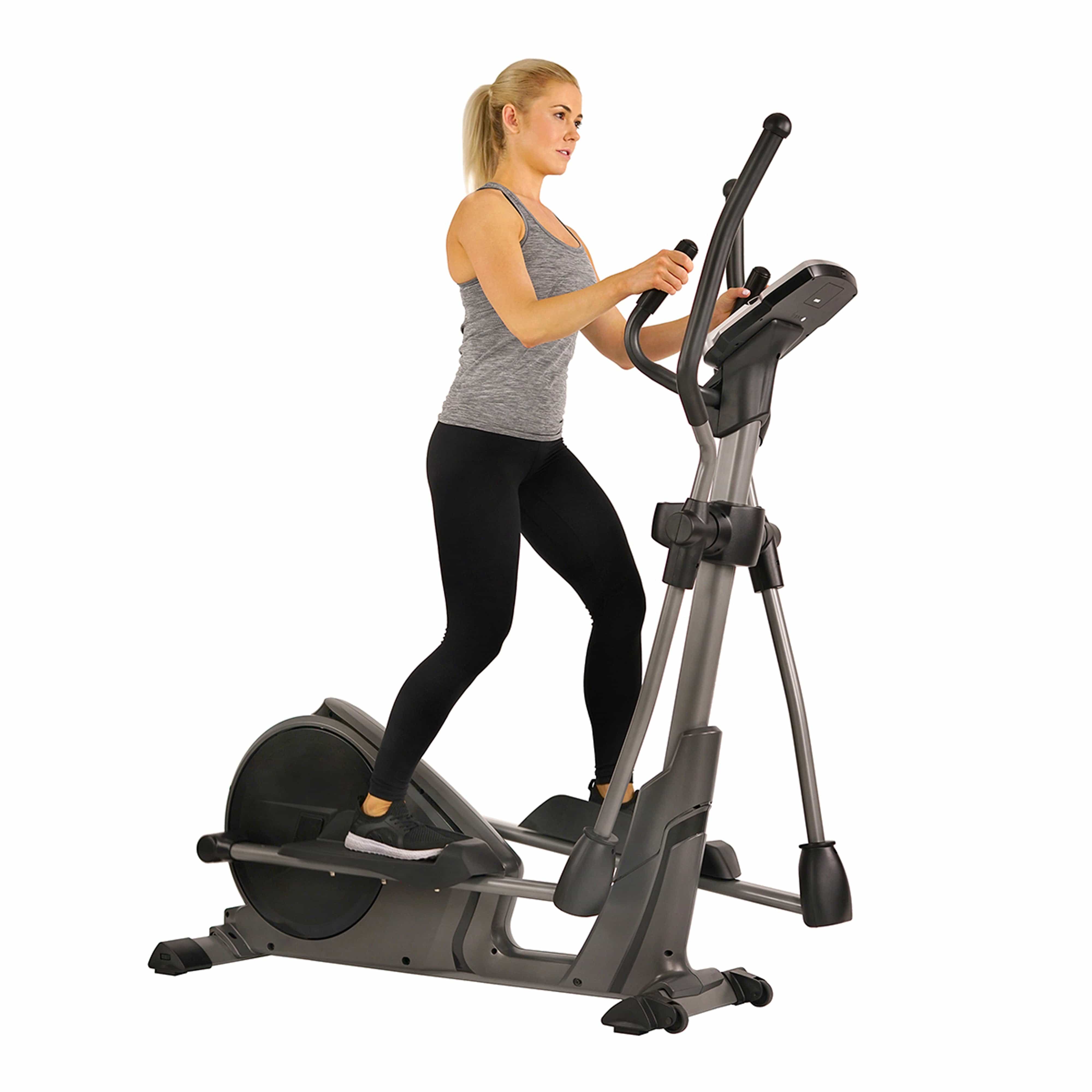 Sunny Health & Fitness Pre-Programmed Elliptical Trainer SF-E3912 - Treadmills and Fitness World