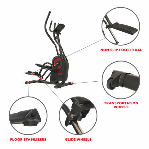 Image of Sunny Health & Fitness Premium Cardio Climber - SF-E3919 - Treadmills and Fitness World