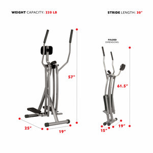 Sunny Health & Fitness Air Walk Trainer SF-E902 - Treadmills and Fitness World