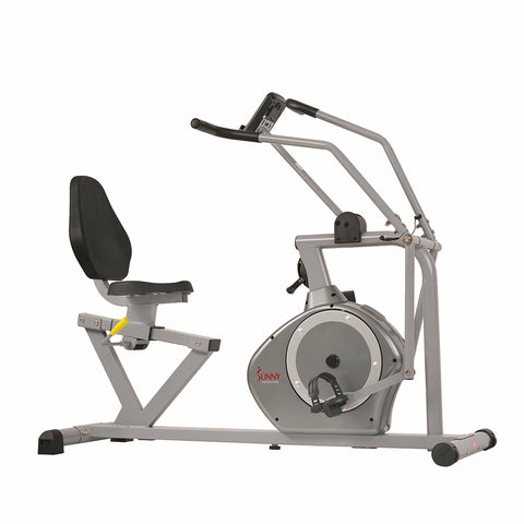 Image of Sunny Health & Fitness Cross Training Magnetic Recumbent Bike - SF-RB4708 - Treadmills and Fitness World