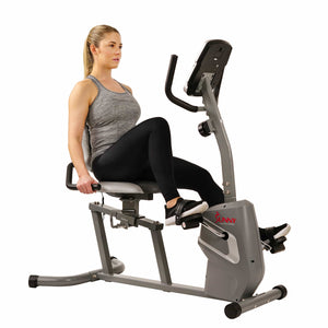 Sunny Health & Fitness Magnetic Recumbent Bike - SF-RB4806 - Treadmills and Fitness World