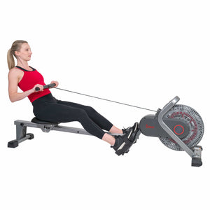 Sunny Health & Fitness Air Fan Rowing Machine Ergometer SF-RW520050 - Treadmills and Fitness World