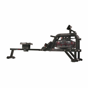 Sunny Health & Fitness Obsidian Surge 500m Water Rowing Machine - SF-RW5713 - Treadmills and Fitness World