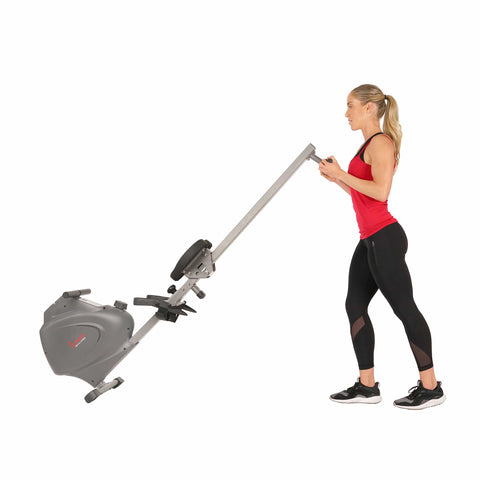 Image of Sunny Health & Fitness SPM Magnetic Rowing Machine - SF-RW5801 - Treadmills and Fitness World