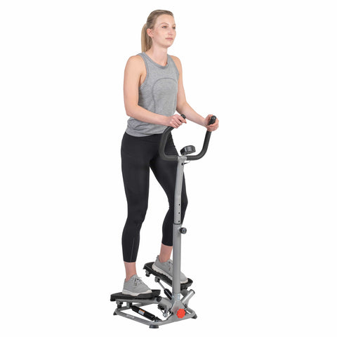 Image of Sunny Health & Fitness Stair Stepper Machine with Handlebar – SF-S020027 - Treadmills and Fitness World