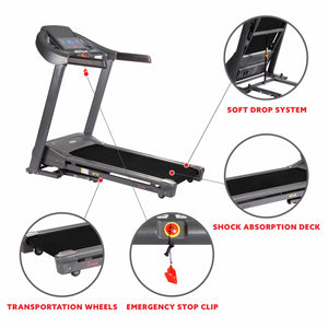 Sunny Health & Fitness Heavy Duty Walking Treadmill - SF-T7643 - Treadmills and Fitness World