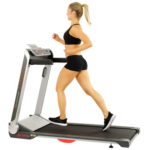 Image of Sunny Health & Fitness Strider Treadmill with 20" Wide LoPro Deck - Treadmills and Fitness World