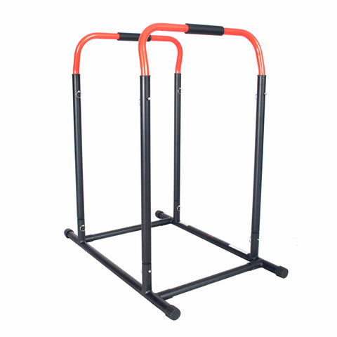 Image of Sunny Health & Fitness High Weight Capacity Adjustable Dip Stand Station – SF-XF9937 - Treadmills and Fitness World