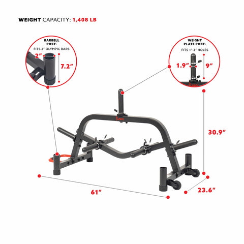 Image of Sunny Health & Fitness Multi-Weight Plate and Barbell Rack Storage Stand SF-XF9938 - Treadmills and Fitness World