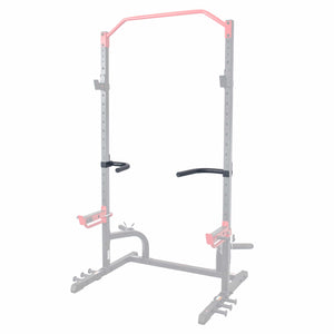 Sunny Health & Fitness Dip Bar Attachment for Power Racks and Cages - SF-XFA002 - Treadmills and Fitness World