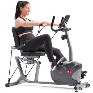 Sunny Health & Fitness Performance Interactive Series Recumbent Exercise Bike - SF-RB420031 - Treadmills and Fitness World