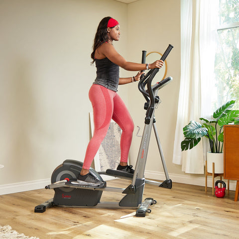 Image of Sunny Health & Fitness Elite Interactive Series Exercise Elliptical - SF-E320047 - Treadmills and Fitness World