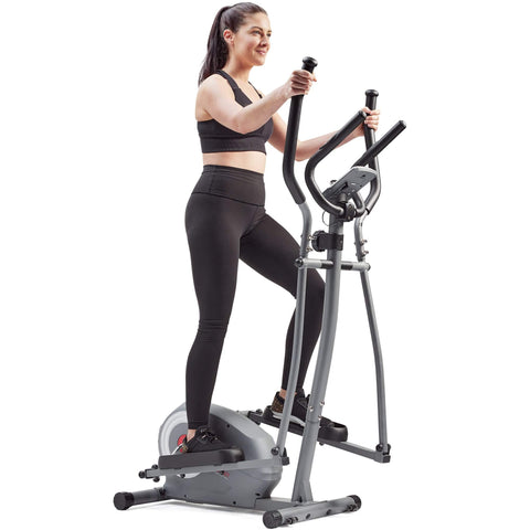 Image of Sunny Health & Fitness Essentials Series Magnetic Elliptical  Smart SF-E322002 - Treadmills and Fitness World