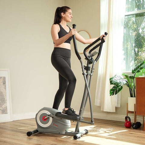 Image of Sunny Health & Fitness Essentials Series Magnetic Elliptical  Smart SF-E322002 - Treadmills and Fitness World