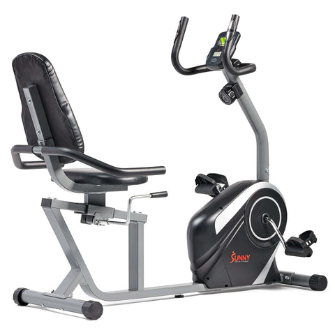 Image of Sunny Health & Fitness Easy Adjustable Seat Recumbent Bike - SF-RB4616S - Treadmills and Fitness World