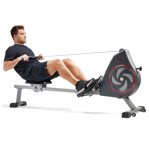 Image of Sunny Health & Fitness Air Magnetic Rowing Machine – SF-RW520008 - Treadmills and Fitness World