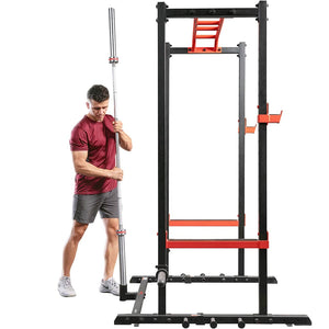 Sunny Health & Fitness Bar Holder Attachment for Power Racks and Cages - SF-XFA003 - Treadmills and Fitness World