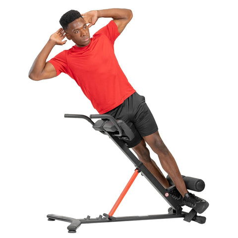Image of Sunny Health & Fitness Hyperextension Roman Chair with Dip Station - SF-BH620062 - Treadmills and Fitness World