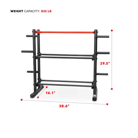 Image of Sunny Health & Fitness Multi-Weight Storage Rack Stand - SF-XF921036 - Treadmills and Fitness World