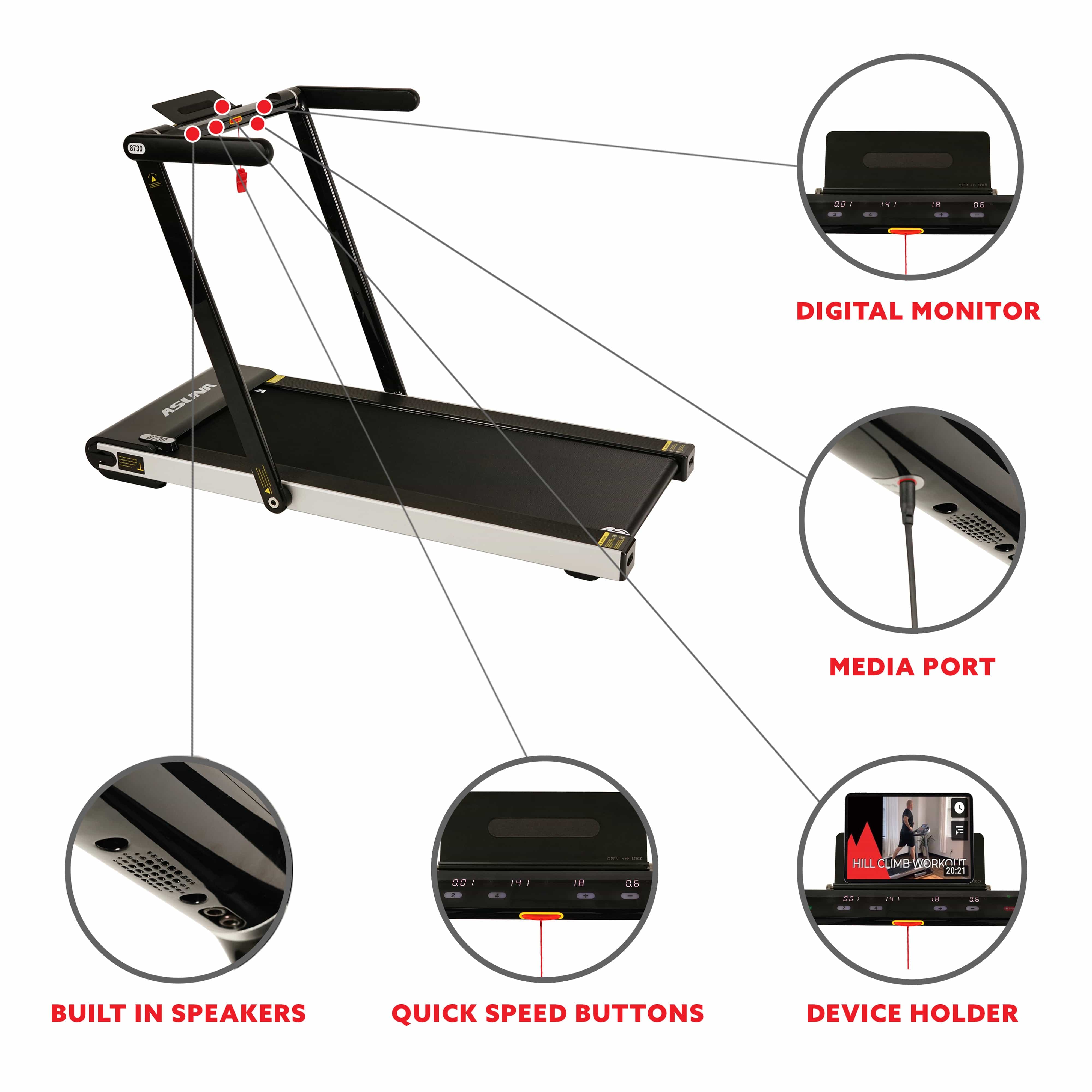 Asuna 2024 motorized treadmill