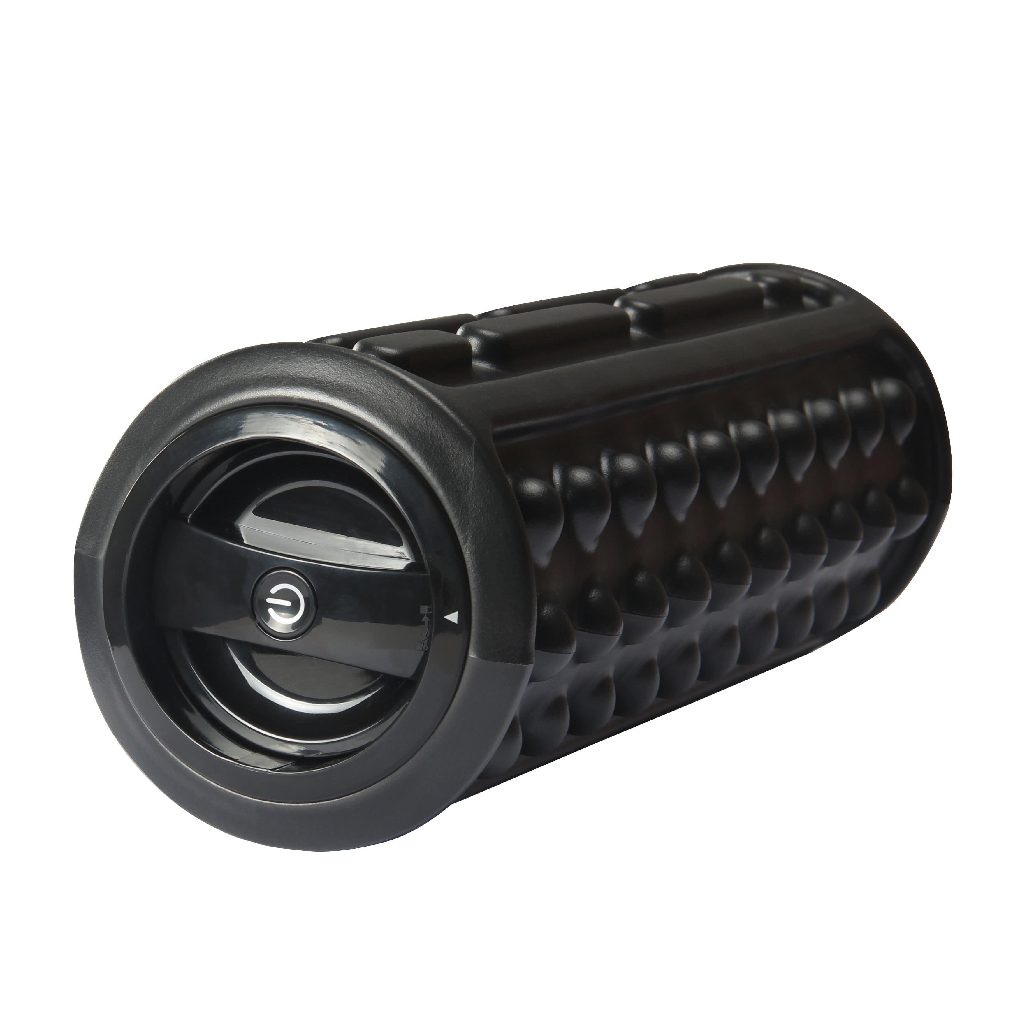 AURORA Black Vibrating Roller Massager - Treadmills and Fitness World