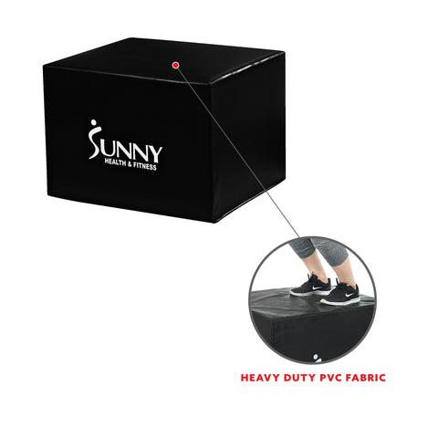 Image of Sunny Health & Fitness No. 072 3-in-1 Foam Plyo Box - Treadmills and Fitness World