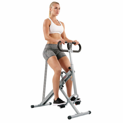 Image of Sunny Health & Fitness Upright Row-N-Ride™ Exerciser - NO. 077S - Treadmills and Fitness World