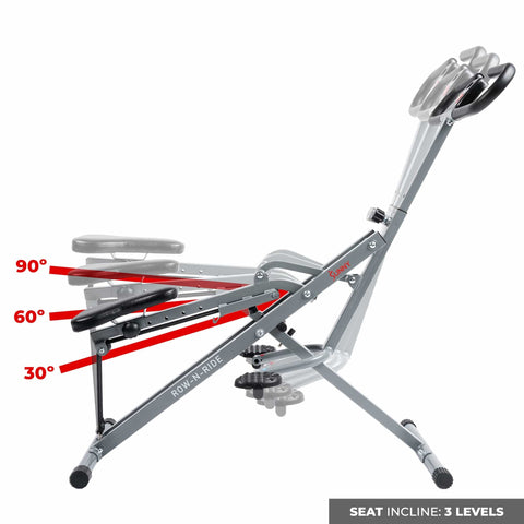 Image of Sunny Health & Fitness Upright Row-N-Ride™ Exerciser - NO. 077S - Treadmills and Fitness World