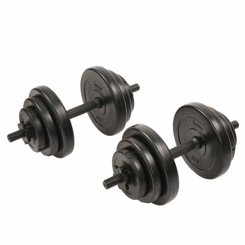 Image of Sunny Health & Fitness 40 lb., Vinyl Dumbbell Set - NO. 087 - Treadmills and Fitness World