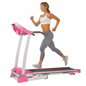 Sunny Health & Fitness P8700 Pink Treadmill - Treadmills and Fitness World