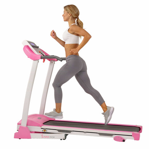 Image of Sunny Health & Fitness P8700 Pink Treadmill - Treadmills and Fitness World